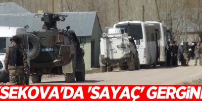Yüksekova'da 'sayaç' gerginliğinde 4 kişi gazdan etkilendi