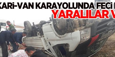 Hakkari-Van karayolunda kaza: yaralılar var