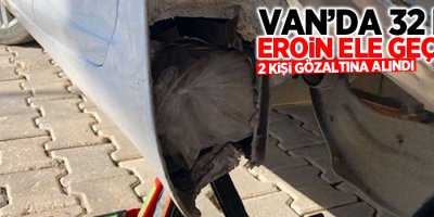 Van’da 32 kilo eroin ele geçirildi