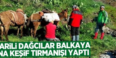 Hakkarili dağcılar balkaya dağına keşif tırmanışı yaptı