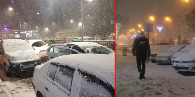 Nisan ayında kar yağdı!