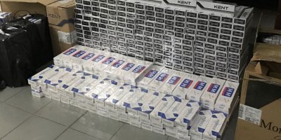 6 bin 590 paket kaçak sigara ele geçirildi