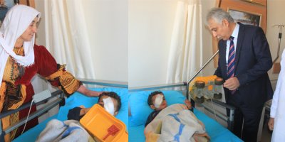 Sınır’da ilk göz ameliyatı yapıldı