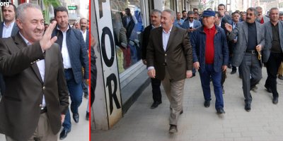 Yüksekova TSO başkan adayı Pınar’dan esnaf ziyareti