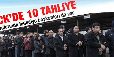 KCK davasında 10 kişi tahliye edildi
