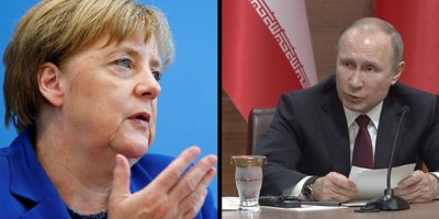 Merkel ve Putin’den Suriye görüşmesi
