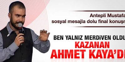 Mustafa Bozkurt'un zafer konuşması