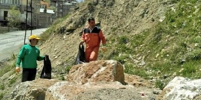 Hakkari’de çevre temizliği