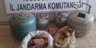 19 kilo plastik patlayıcı ele geçirildi