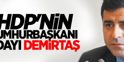 HDP'nin Cumhurbaşkanı Adayı Demirtaş
