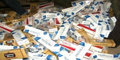 9 bin 600 paket sigara ele geçirildi