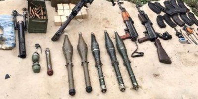 Hakkari'de silah, mühimmat ele geçirildi