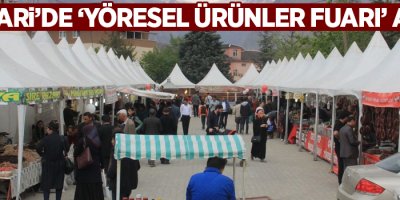 Hakkari’de ‘yöresel ürünler fuarı’ açıldı