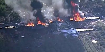 ABD’de askeri uçak düştü