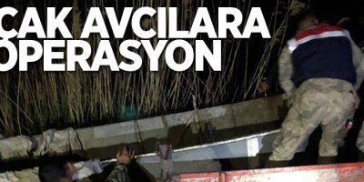 Kaçak avcılara operasyon