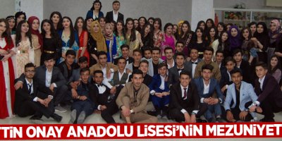 Şemsettin Onay Anadolu lisesi'nin mezuniyet gecesi