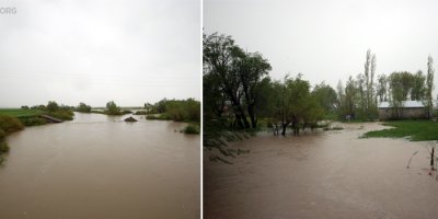 Yüksekova: Köy su altında kaldı