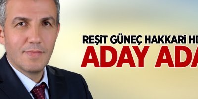 Reşit Güneç Hakkari HDP’den aday adayı