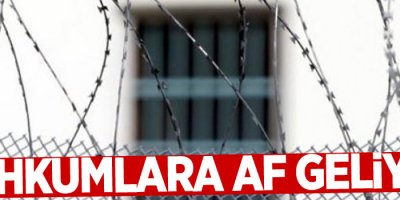 Mahkumlara af geliyor
