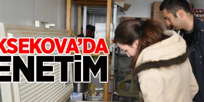 Yüksekova'da ‘yemekhane’ denetimi