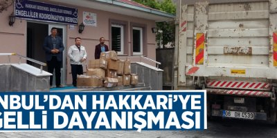 İstanbul’dan Hakkari’ye engelli dayanışması
