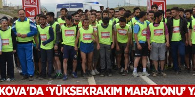 Yüksekova'da ‘Yüksekrakım Maratonu’ yapıldı