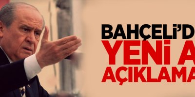 Devlet Bahçeli’den yeni ‘af açıklaması’