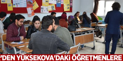 İGEDER’den Yüksekova'daki öğretmenlere eğitim