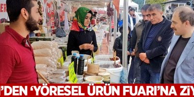 Başkan Vekili Epcim’den ‘Yöresel Ürün Fuarı’na ziyaret