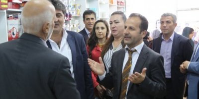 HDP Aday adayları esnafı ziyaret etti