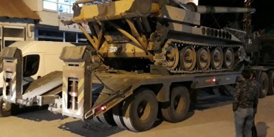 Irak sınır boyuna obüs sevkiyatı