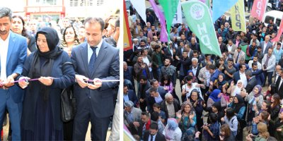Yüksekova’da HDP seçim bürosu açıldı