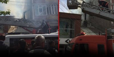 Yüksekova'da fırında çıkan yangın korkuttu