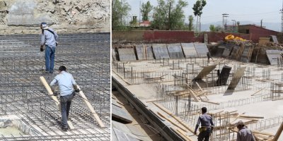 Yüksekova'da yıkılan 4 okul yeniden inşa ediliyor