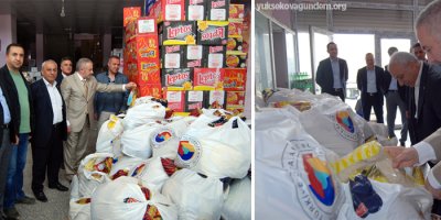 YÜTSO’dan 800 aileye gıda yardımı