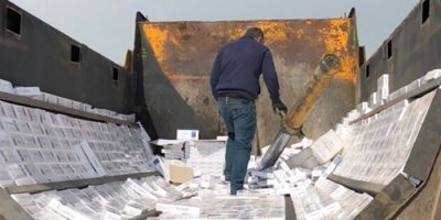 22 bin 500 paket kaçak sigara ele geçirildi