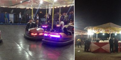 Yüksekova'da lunaparka yoğun ilgi