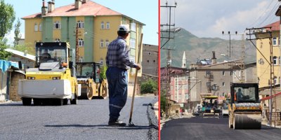 Yüksekova'da Asfalt çalışmalarına start verildi