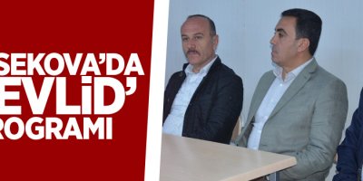 Yüksekova'da 'Mevlid' programı