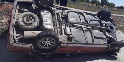 Otomobil şarampole devrildi: 6 yaralı