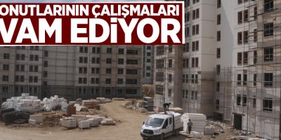 Yüksekova'da TOKİ konutlarının çalışmaları devam ediyor