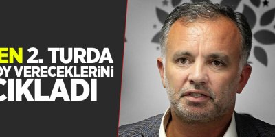 Bilgen 2.turda kime oy vereceklerini açıkladı