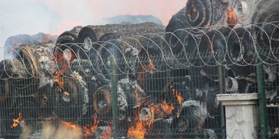 Ambalaj fabrikasında yangın!