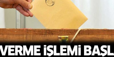 Türkiye genelinde oy verme işlemi başladı