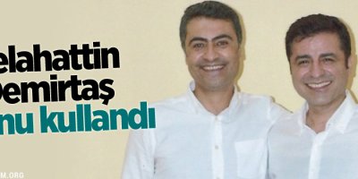 Selahattin Demirtaş oyunu kullandı