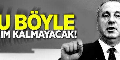 ''Bu böyle yarım kalmayacak''
