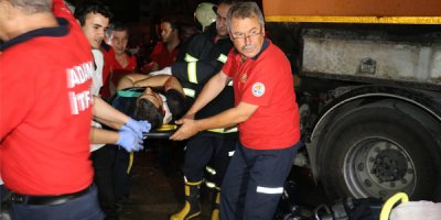 Otomobil su tankerine çarptı: 1 ölü