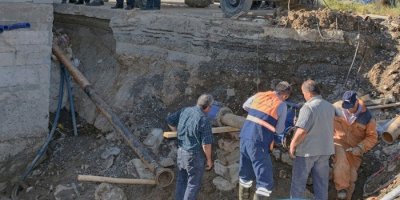 İçme suyu inşaat çalışmaları sürüyor