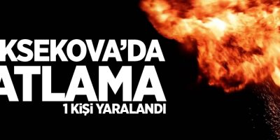 Yüksekova’da patlama: 1 yaralı