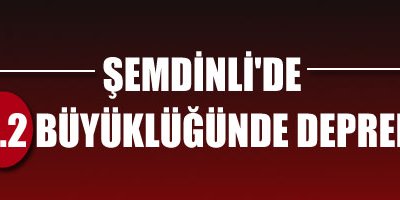 Şemdinli'de Deprem
